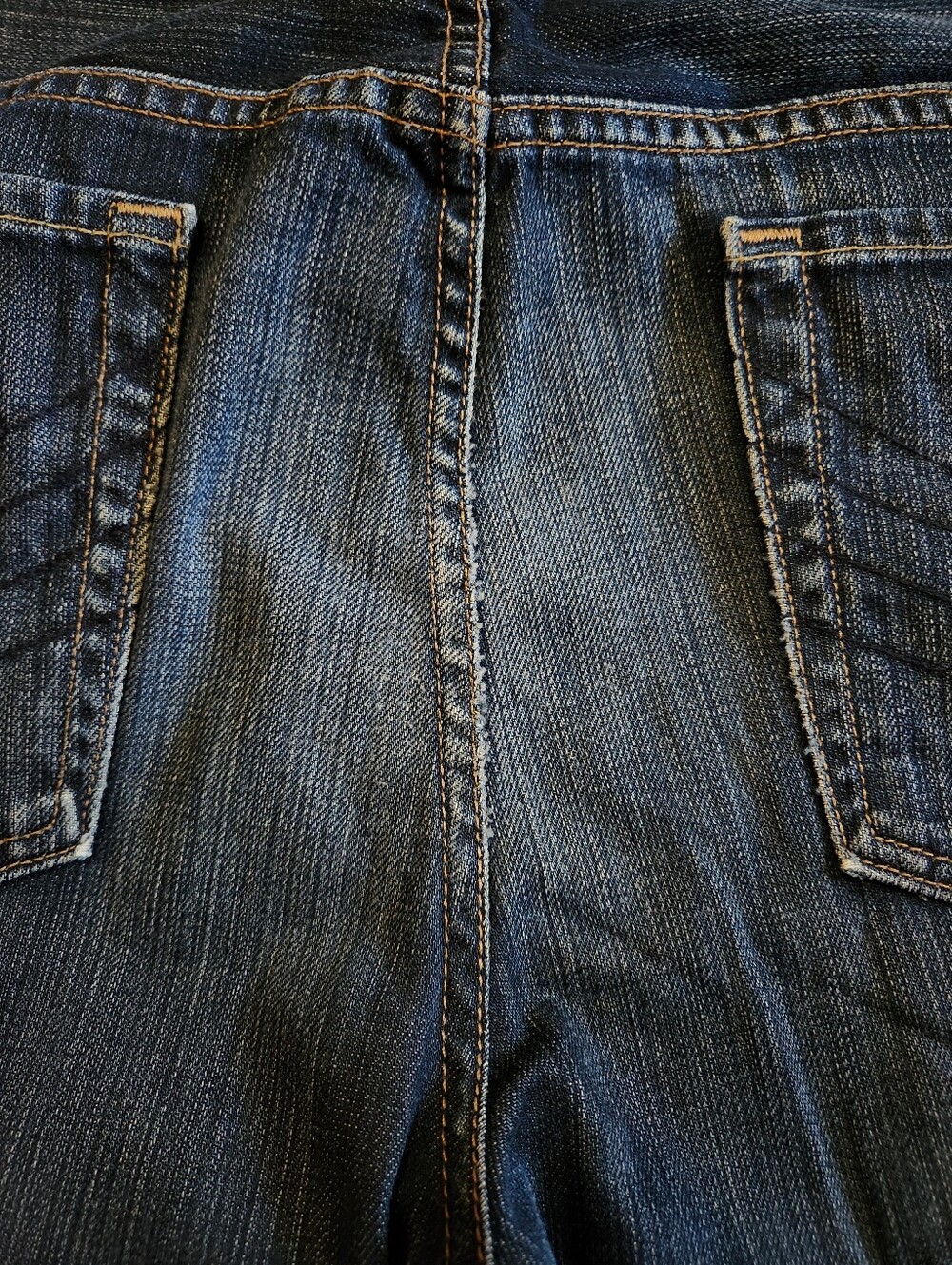 7 For All Mankind "A" Pocket Men's Jeans Sz 38 Made in USA Distressed Bootcut - Picture 13 of 14